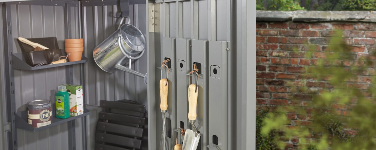 galvanised shed