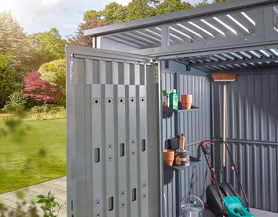 outdoor storage shed