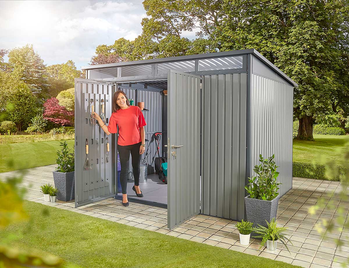 metal garden sheds