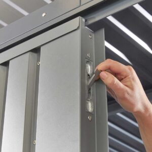 metal secure shed