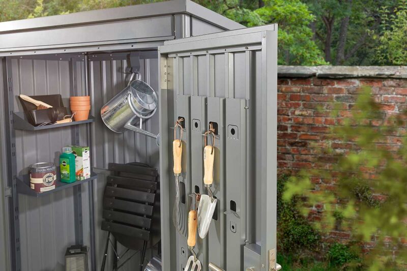 vertical storage shed