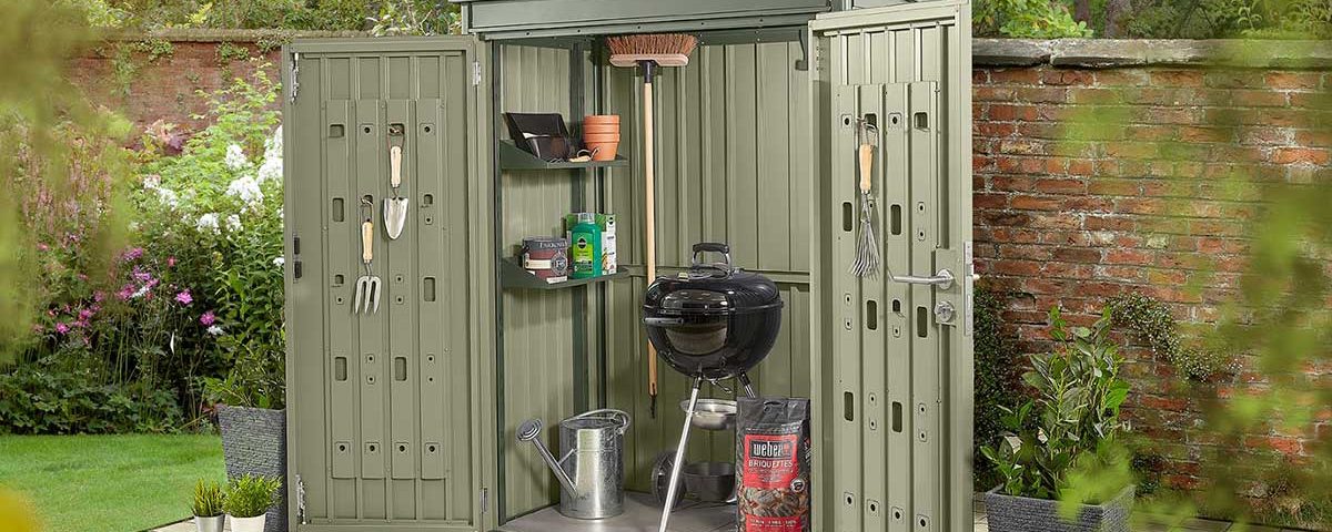 metal tool shed