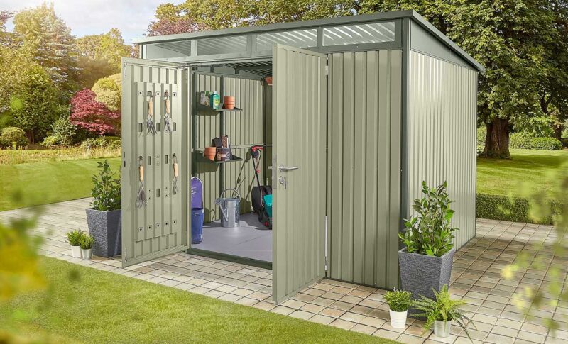 Metal shed