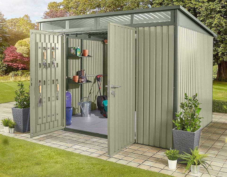 Metal shed