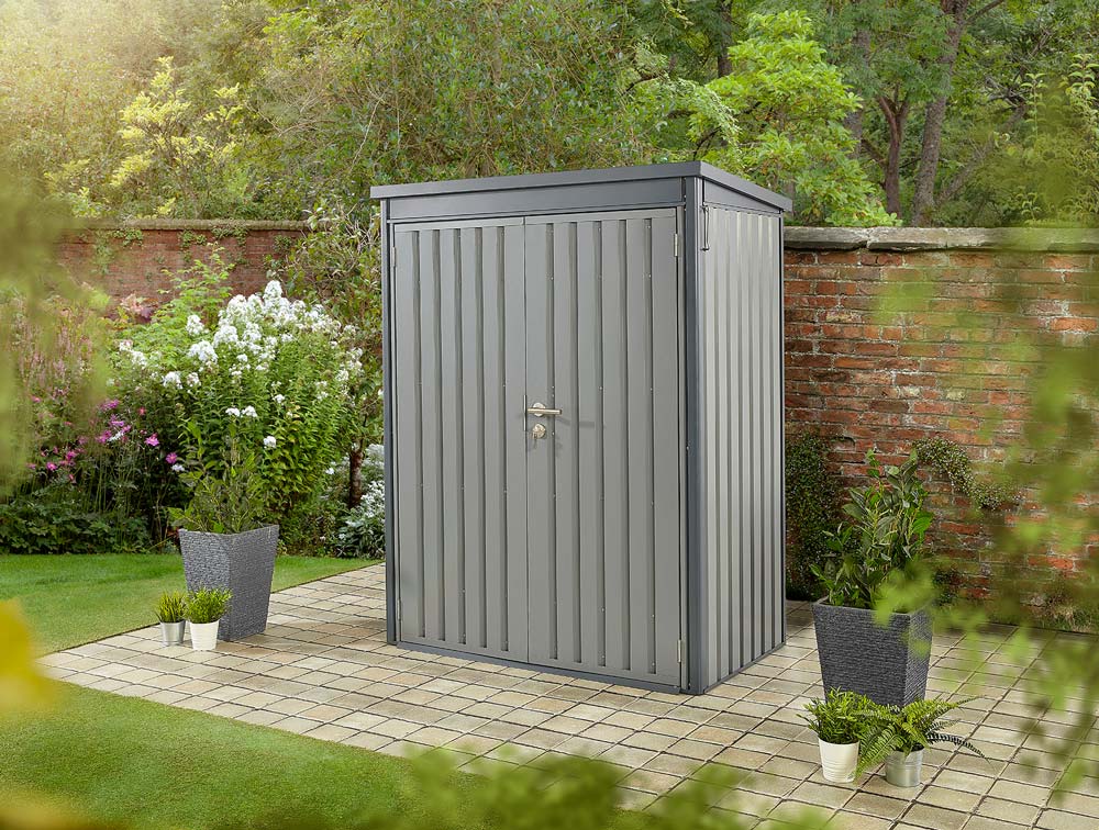 metal storage shed