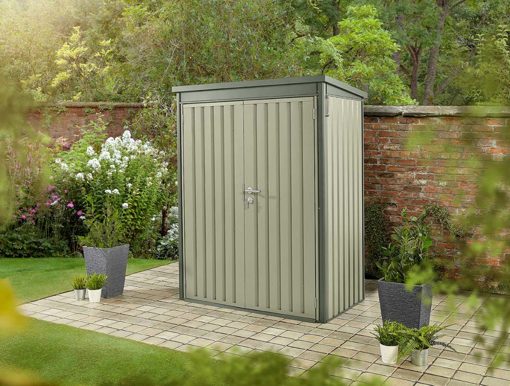 metal storage shed