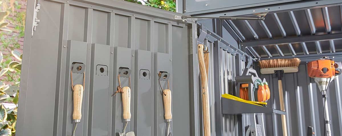 outdoor metal storage