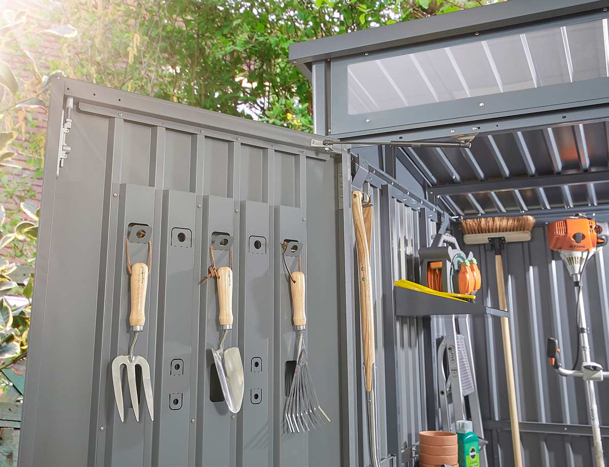 outdoor metal storage