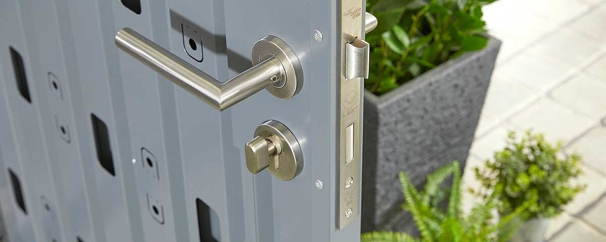 secure metal shed