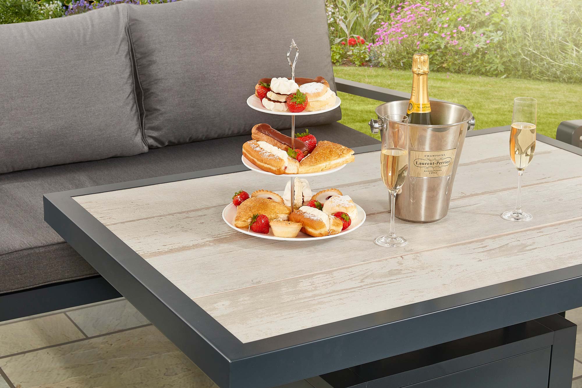 Garden adjustable table deals