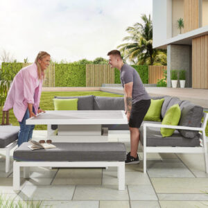 Outdoor dining table