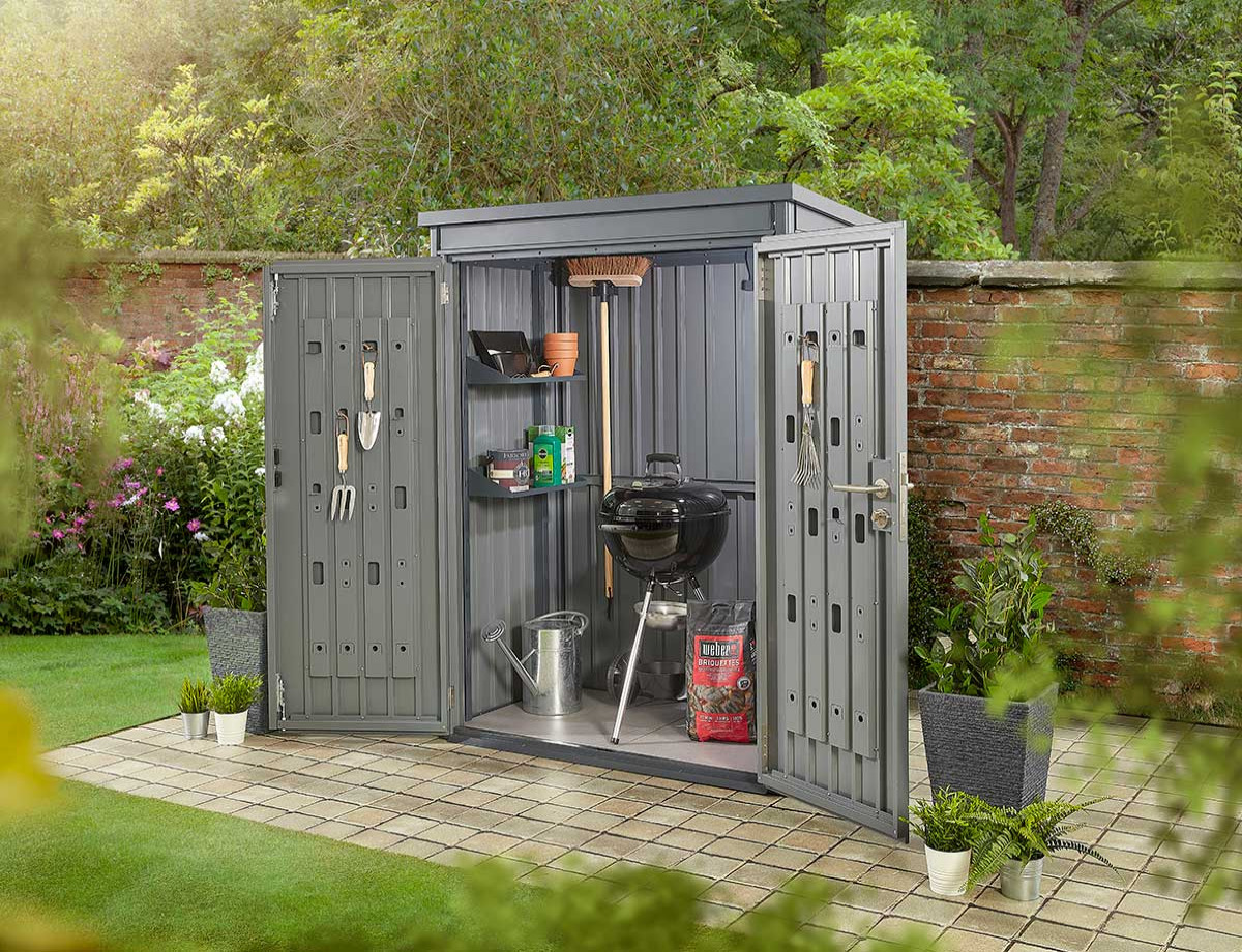 metal storage shed