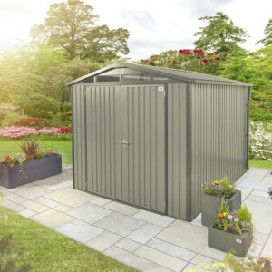 large metal shed