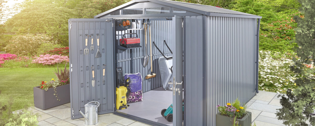 Metal storage sheds