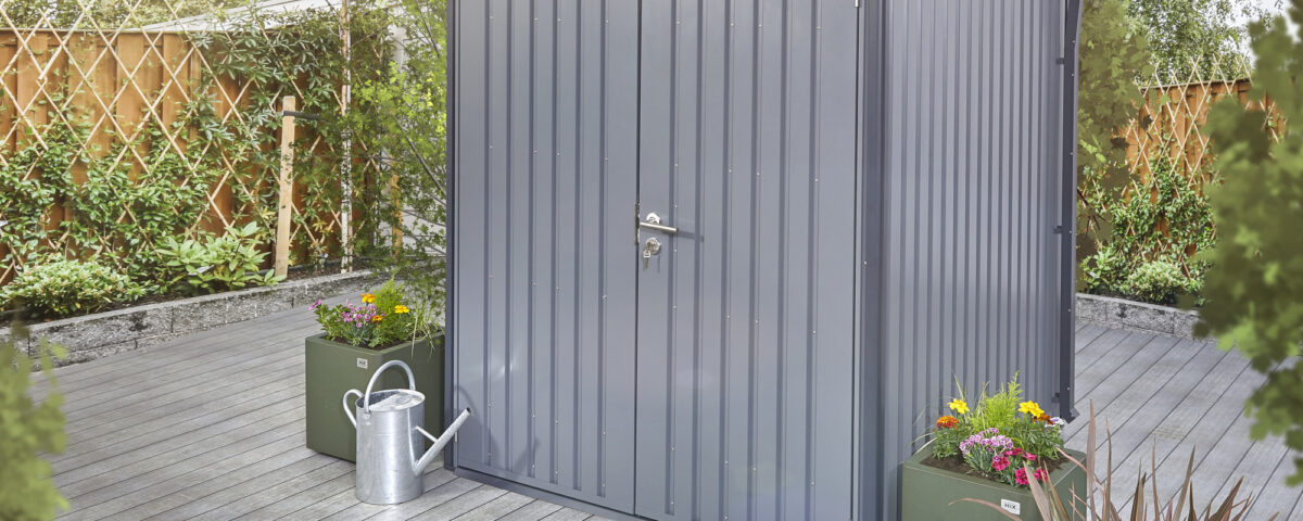 secure metal shed