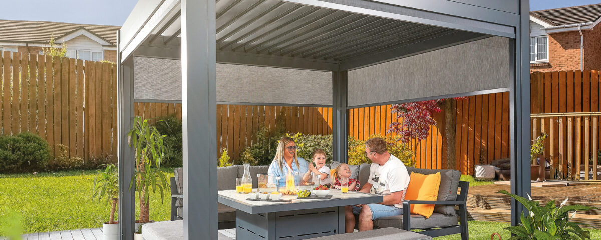 All weather aluminium shop garden furniture