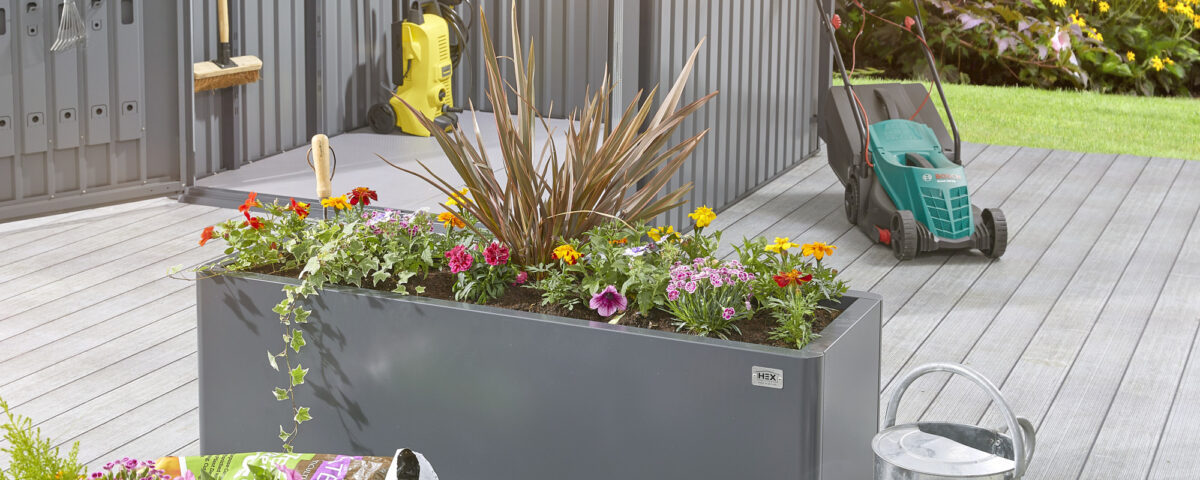 Metal Garden Planters