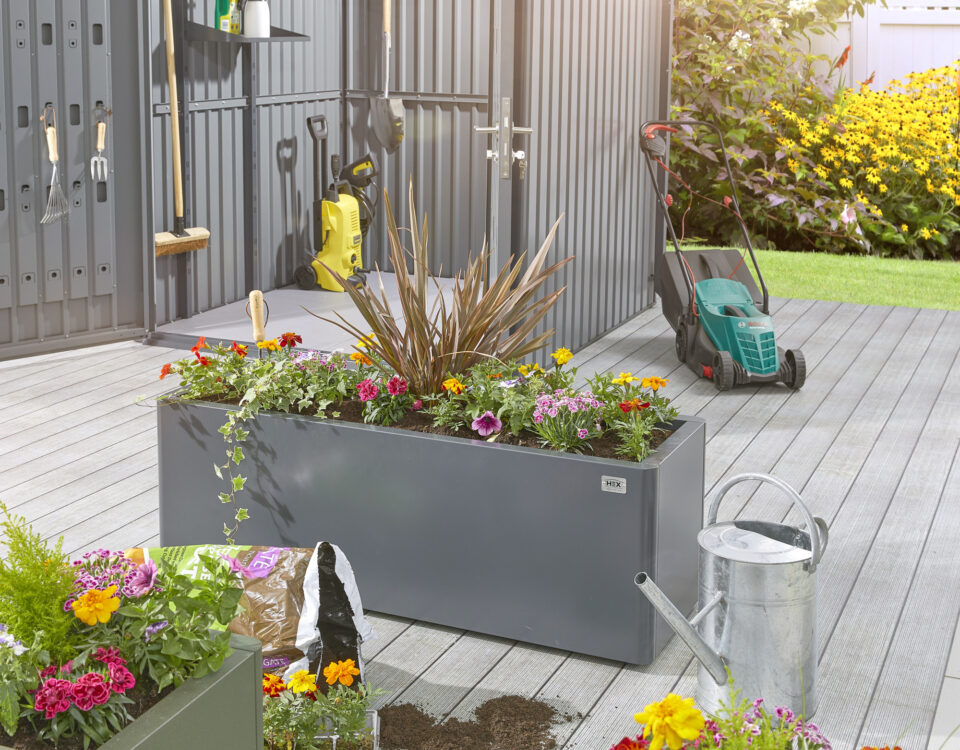 Metal Garden Planters