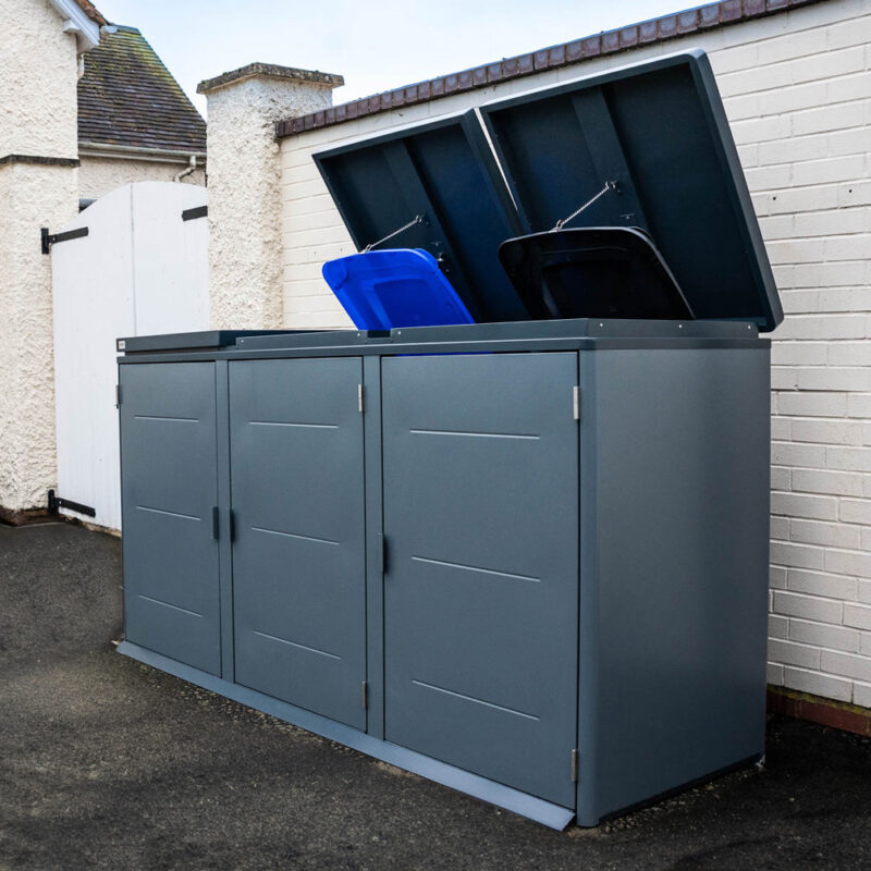 Whiston Metal Wheelie Bin Store