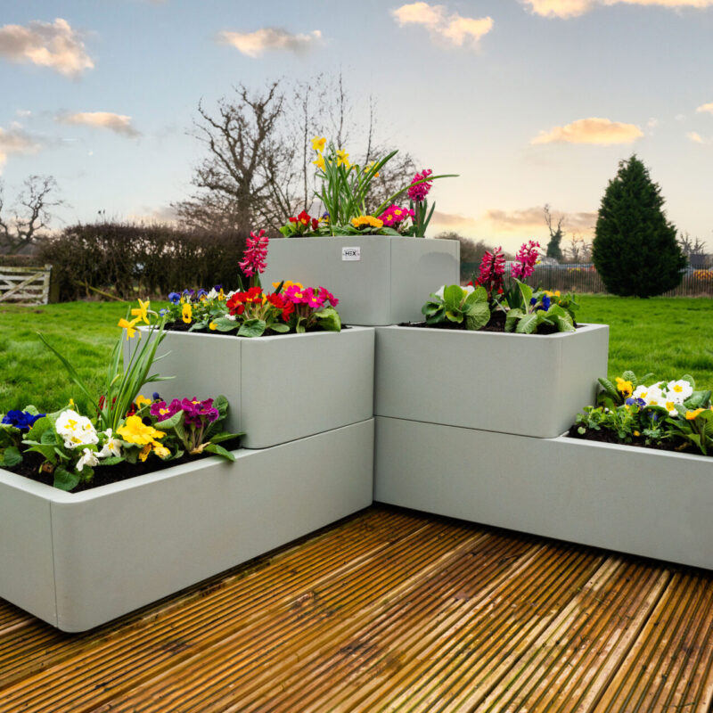 HEX Metal Planters