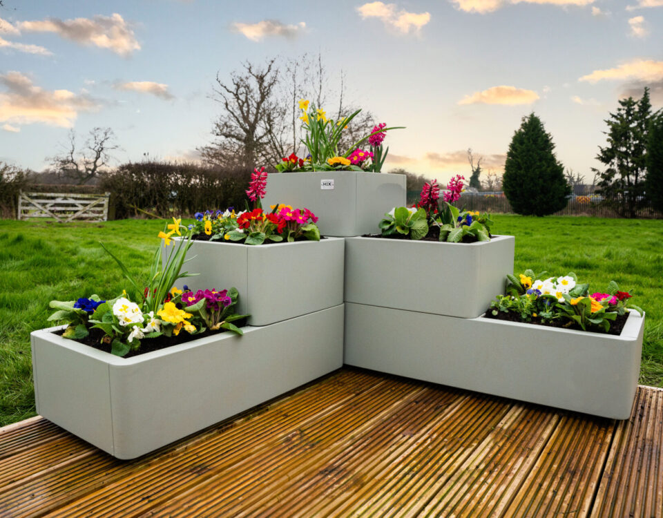 HEX Metal Planters
